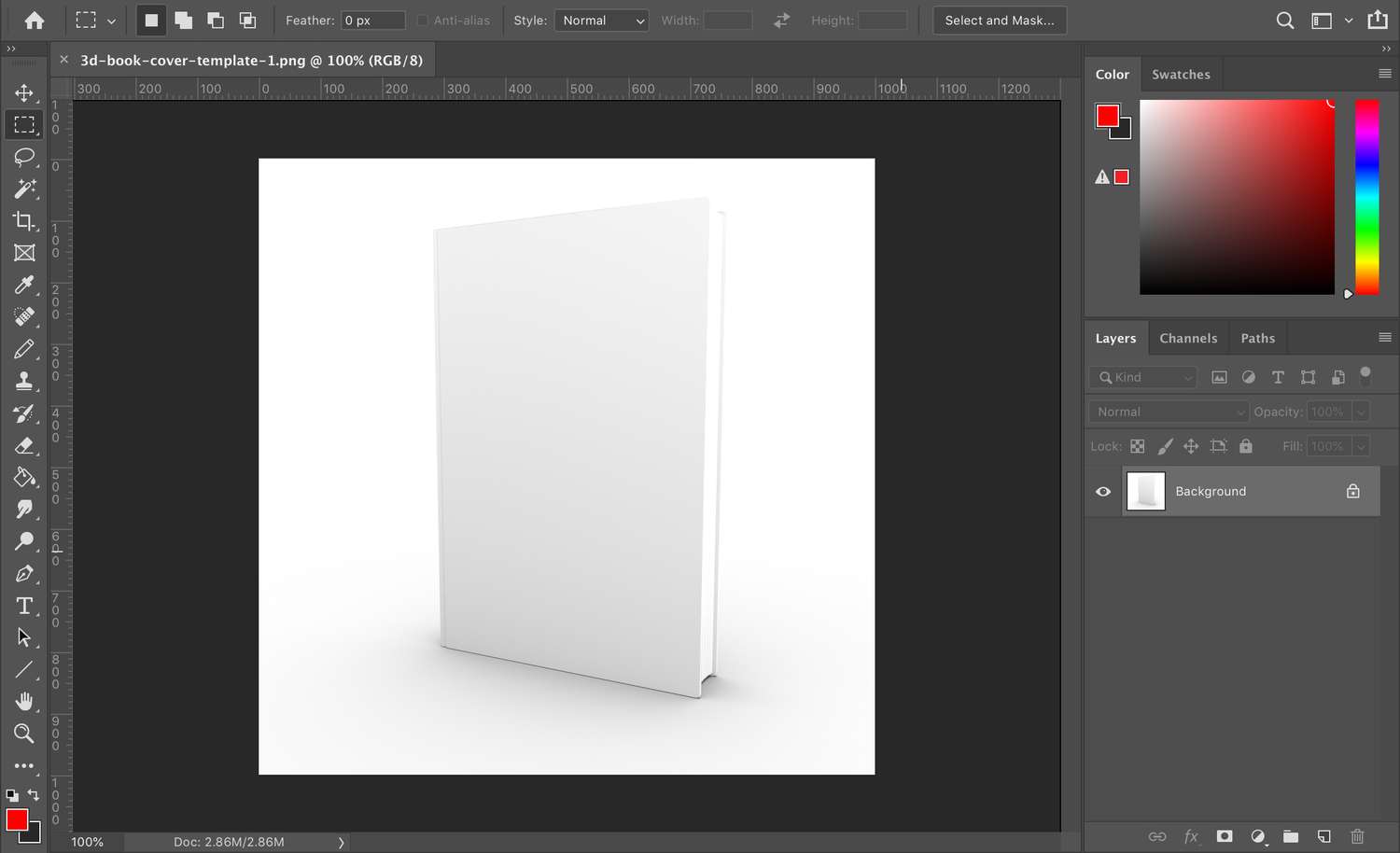 Making 3D book covers in photoshop