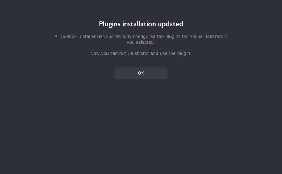 Ai Toolbox plugin installation confirmation