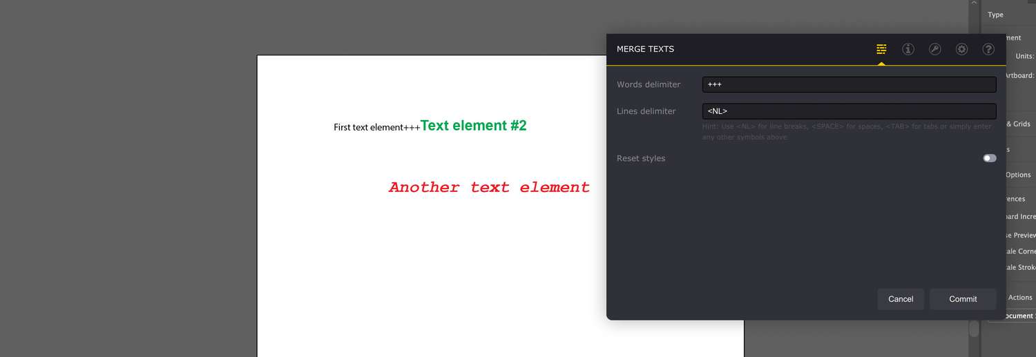 A more complex words delimiter in Ai Toolbox