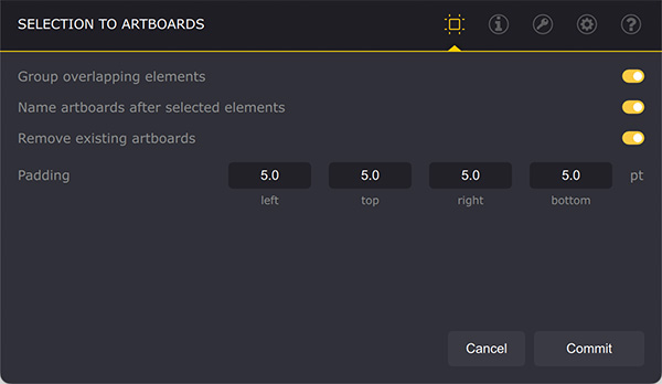Selection to Artboards tool in Illustrator