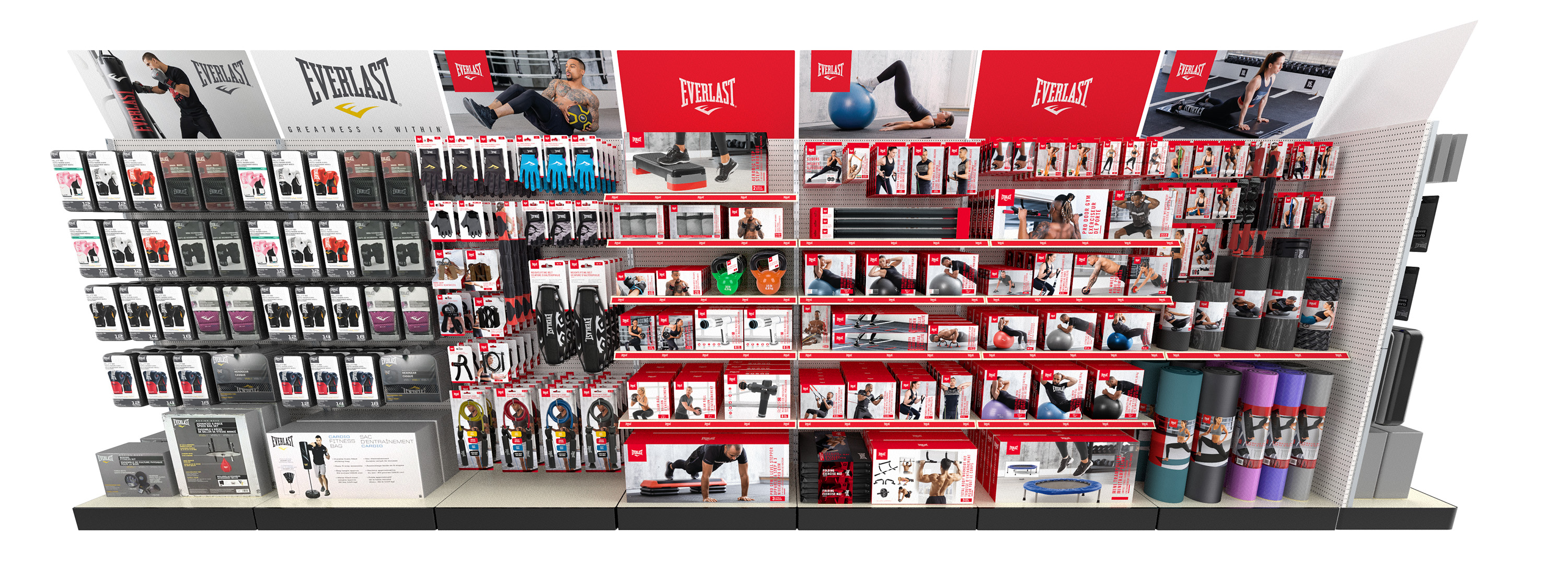 Sport inventory planogram