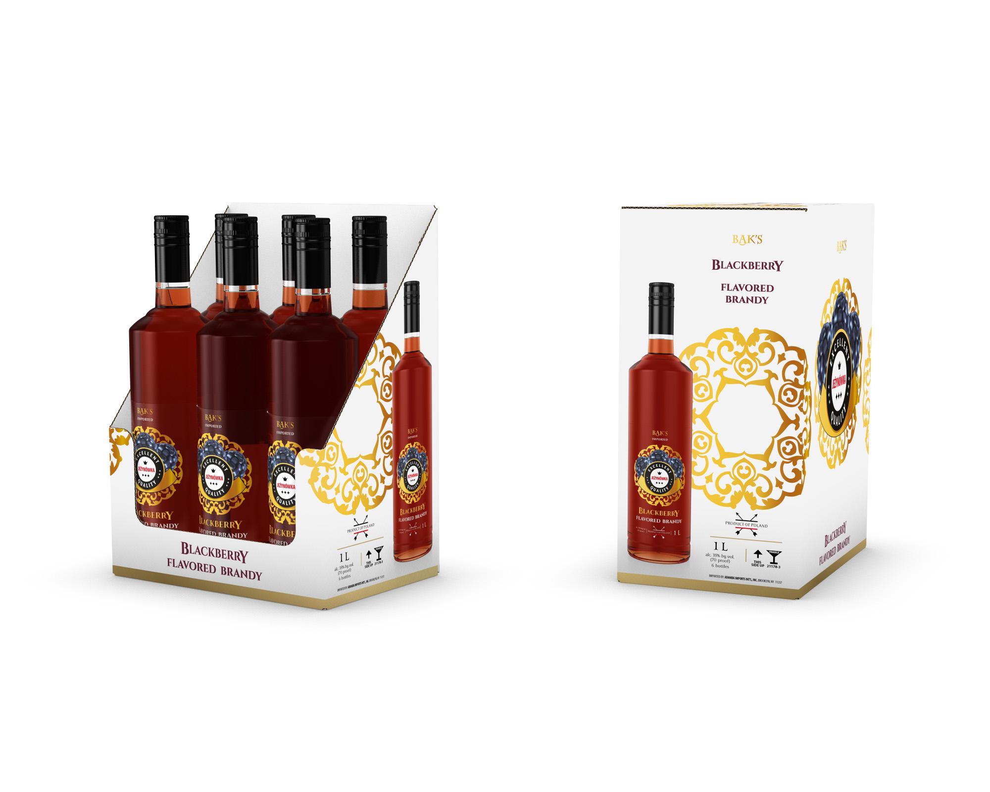 Boxes with bottles made and rendered in Boxshot