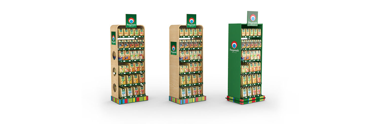 POS stands rendered in Boxshot