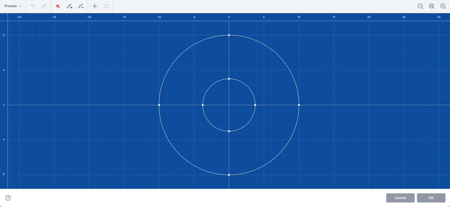 Extrude object editor