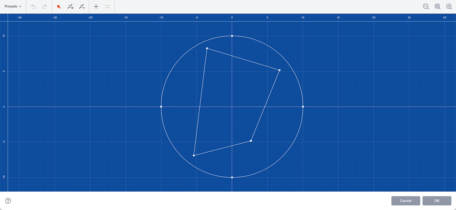 Making a simple second shape in extrude editor