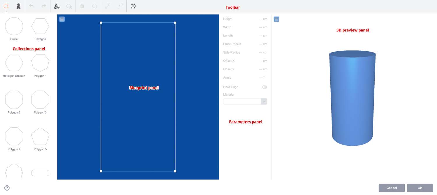 Loft editor mode in Boxshot