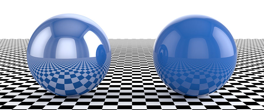 Simple and fresnel reflections in Boxshot