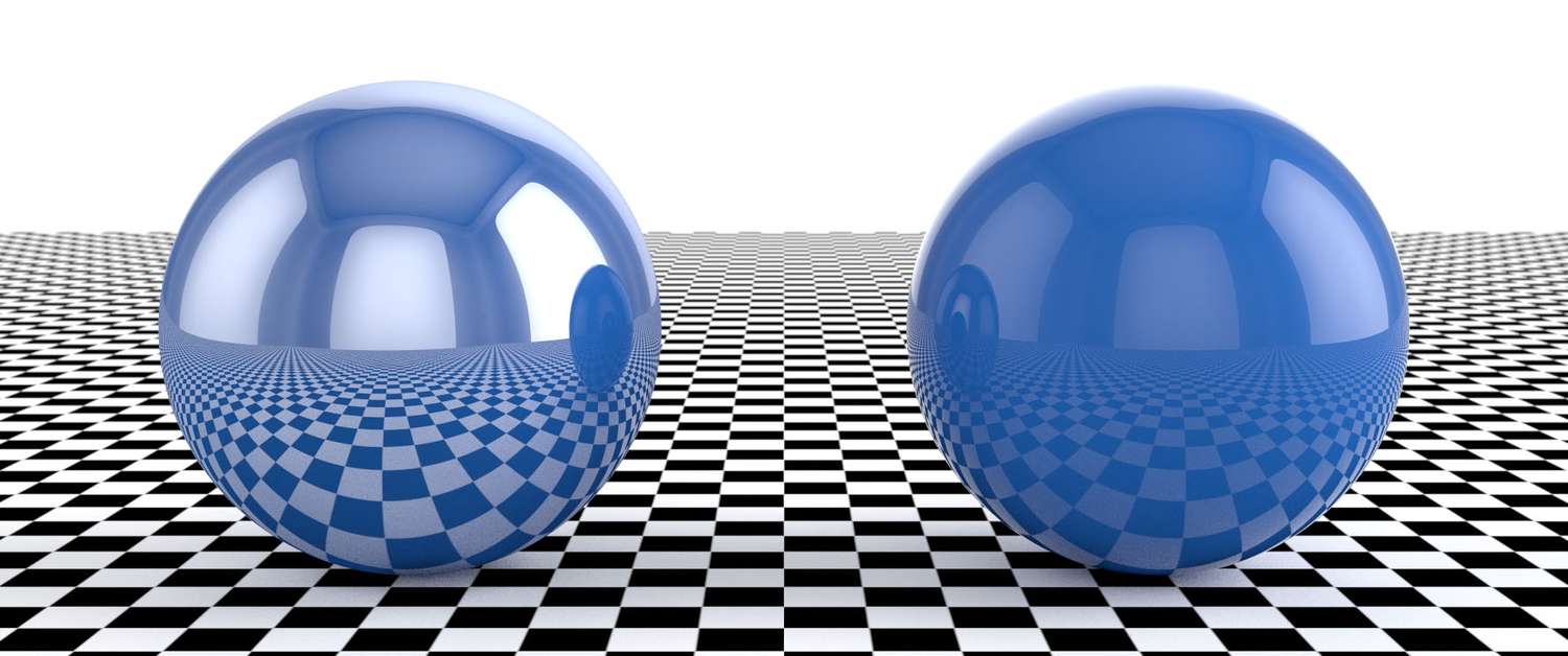 Simple and fresnel reflections in Boxshot