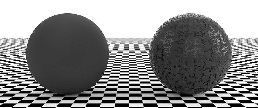 UV Spot effect made with roughness mask in Boxshot