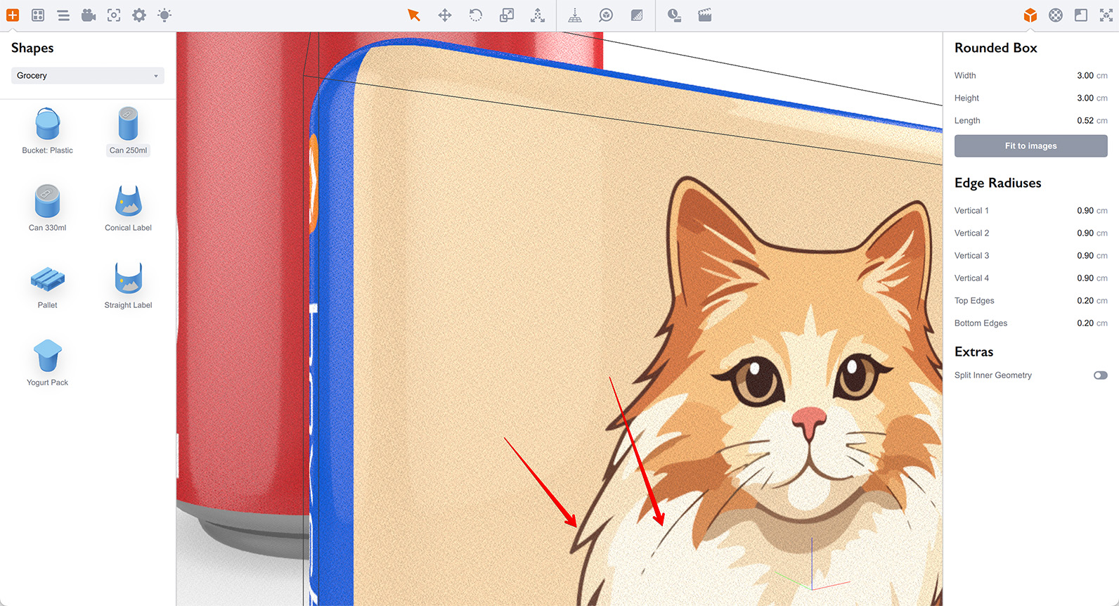 Cat artwork quality improved