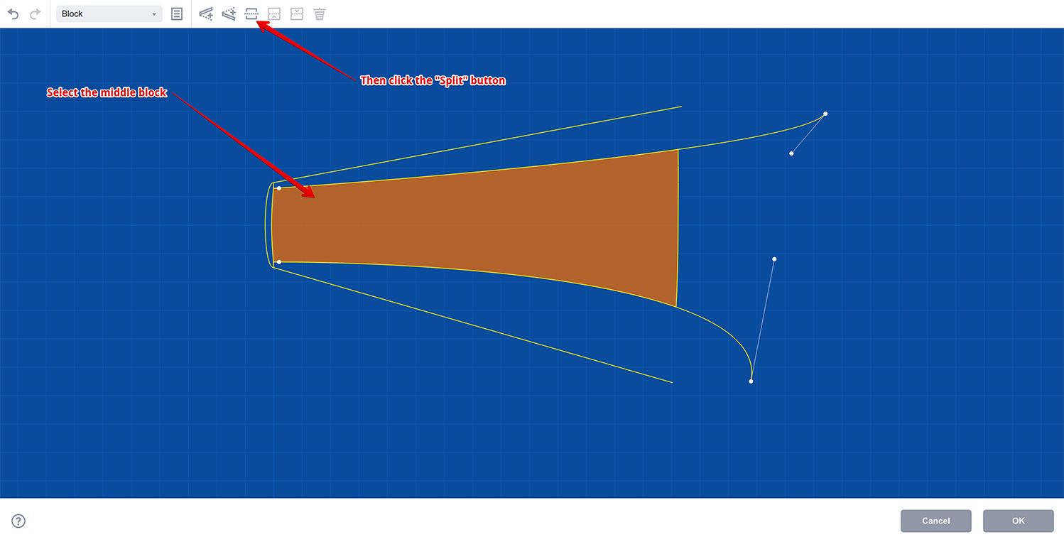 Splitting the book in Boxshot book editor