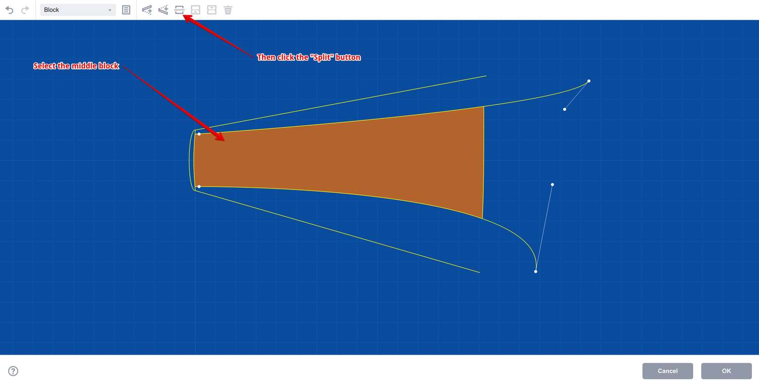 Splitting the book in Boxshot book editor