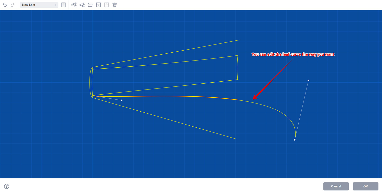 Editing a standalone leaf in Boxshot book editor