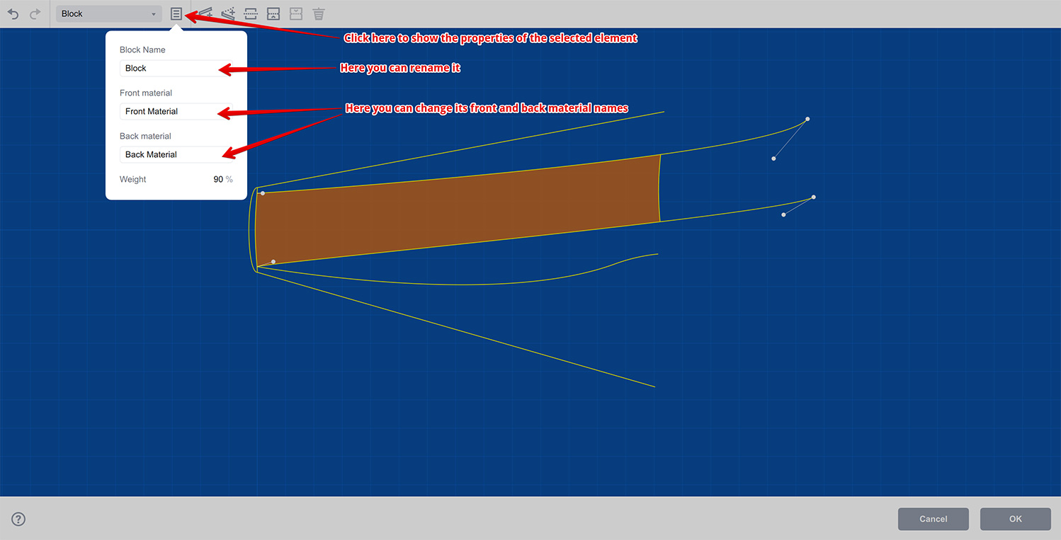 Changing leaf or block materials in Boxshot book editor