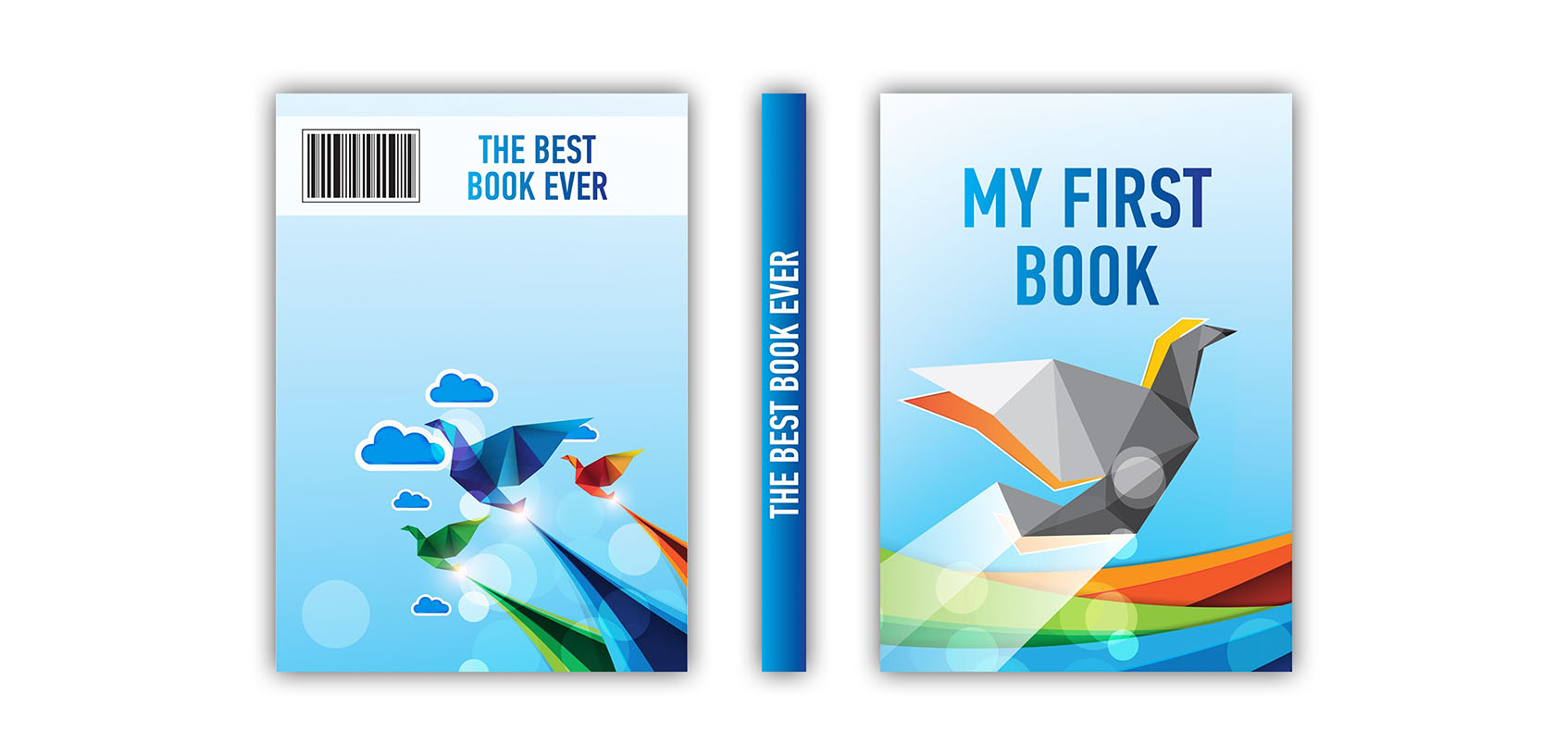 Sample 3D book artwork
