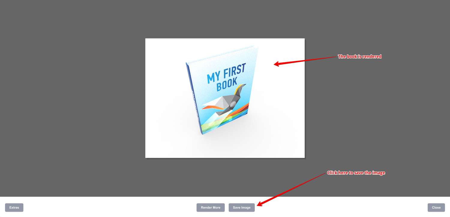 Saving the rendered image to a file