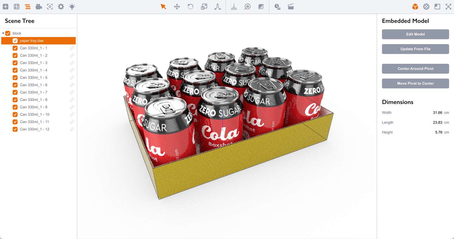 A cardboard box filled with cans