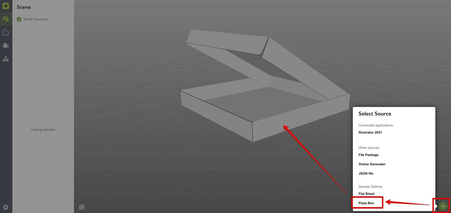 Making pizza box in Origami