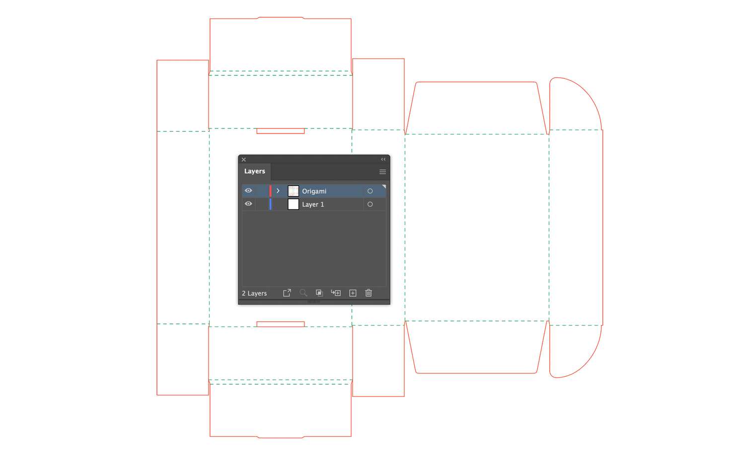 FEFCO-0427 in Illustrator