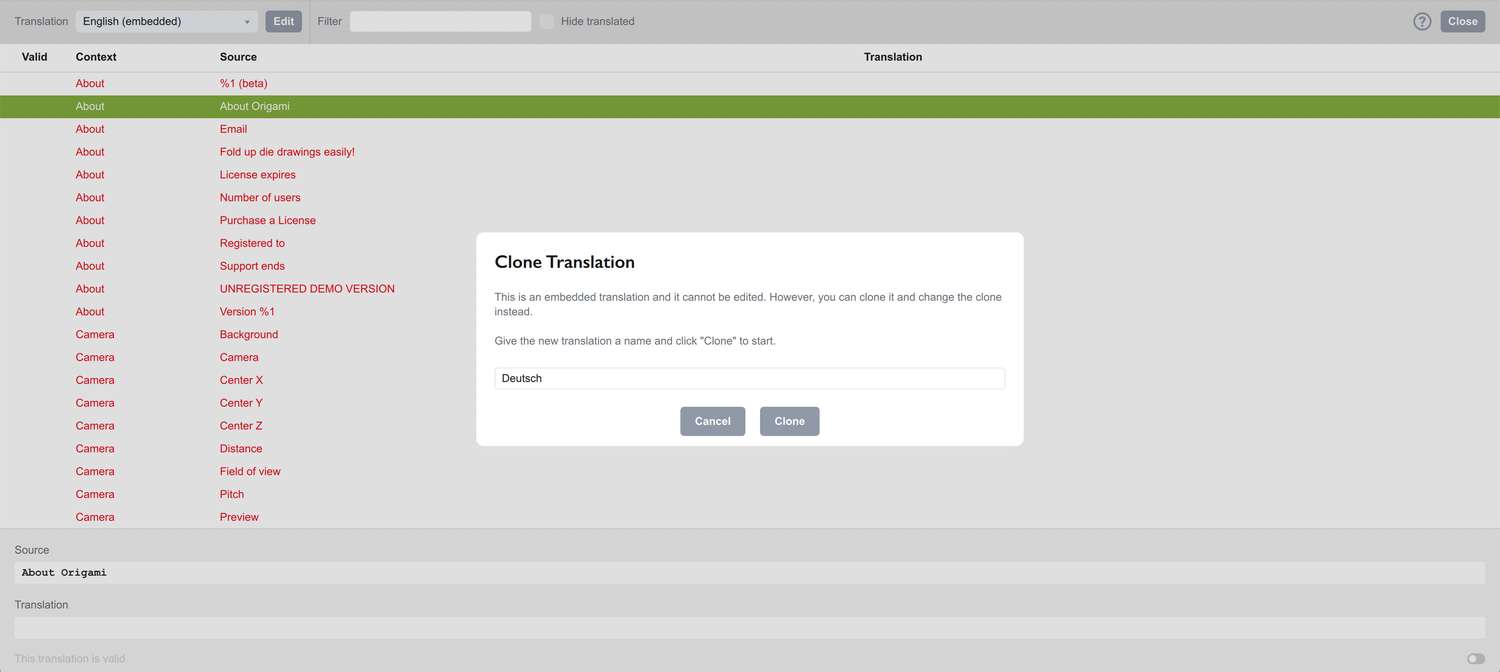 Adding German language
