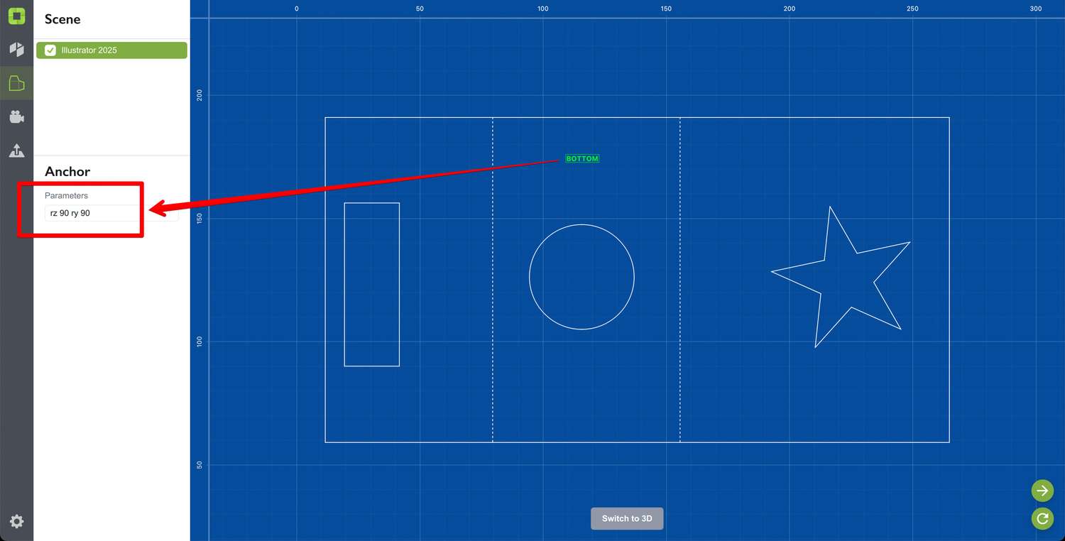 Changing the anchor parameters further