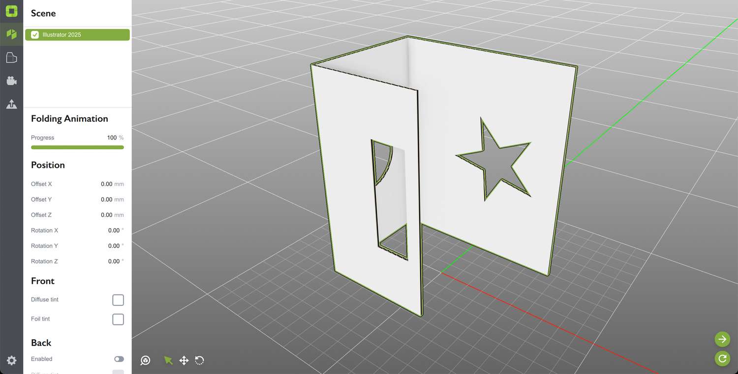 Rotating shape further using the anchors parameters