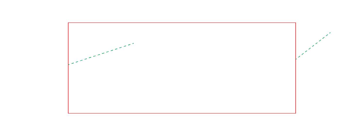 Two types of hanging crease lines