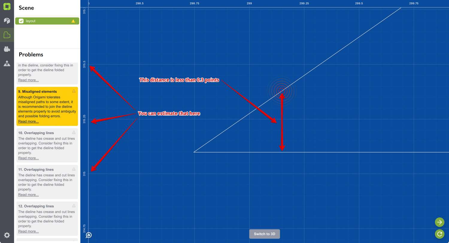 Standalone misaligned point explained