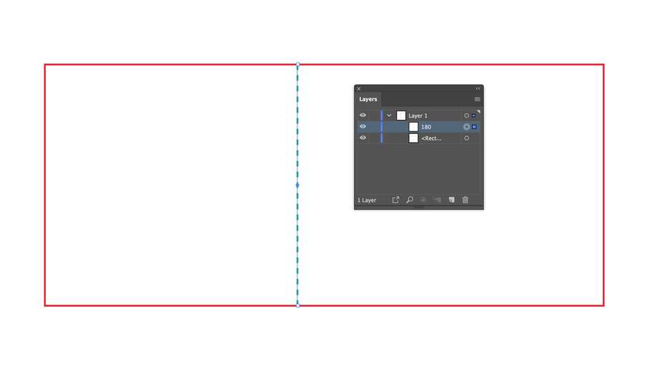 Simple dieline that gives z-fighting effects